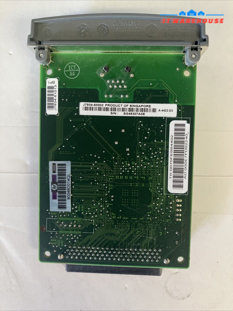 HP JetDirect 620n Print Server J7934 10/100 Fast Ethernet Network Card ~