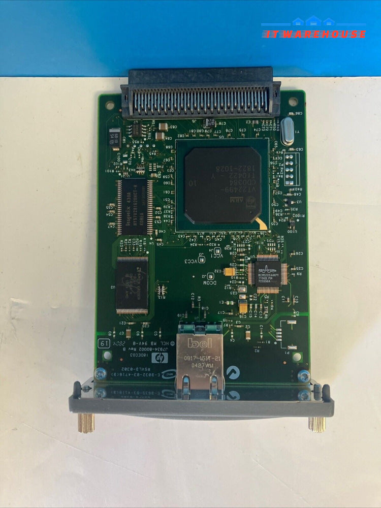 HP JetDirect 620n Print Server J7934 10/100 Fast Ethernet Network Card ~