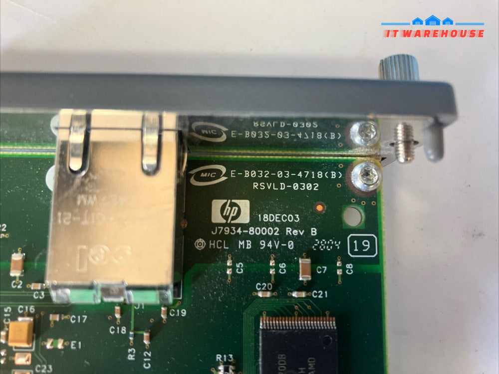 HP JetDirect 620n Print Server J7934 10/100 Fast Ethernet Network Card ~