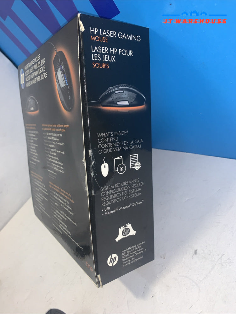 HP Laser Mouse Gaming Grade laser performance 3200 DPI NEW