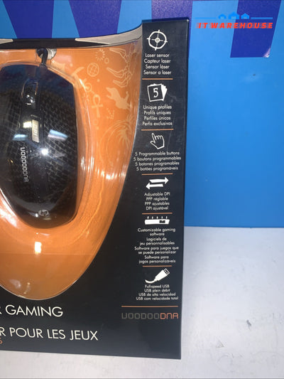 HP Laser Mouse Gaming Grade laser performance 3200 DPI NEW