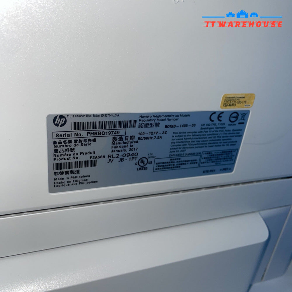 HP LaserJet Enterprise M506 Laser Printer No Toner