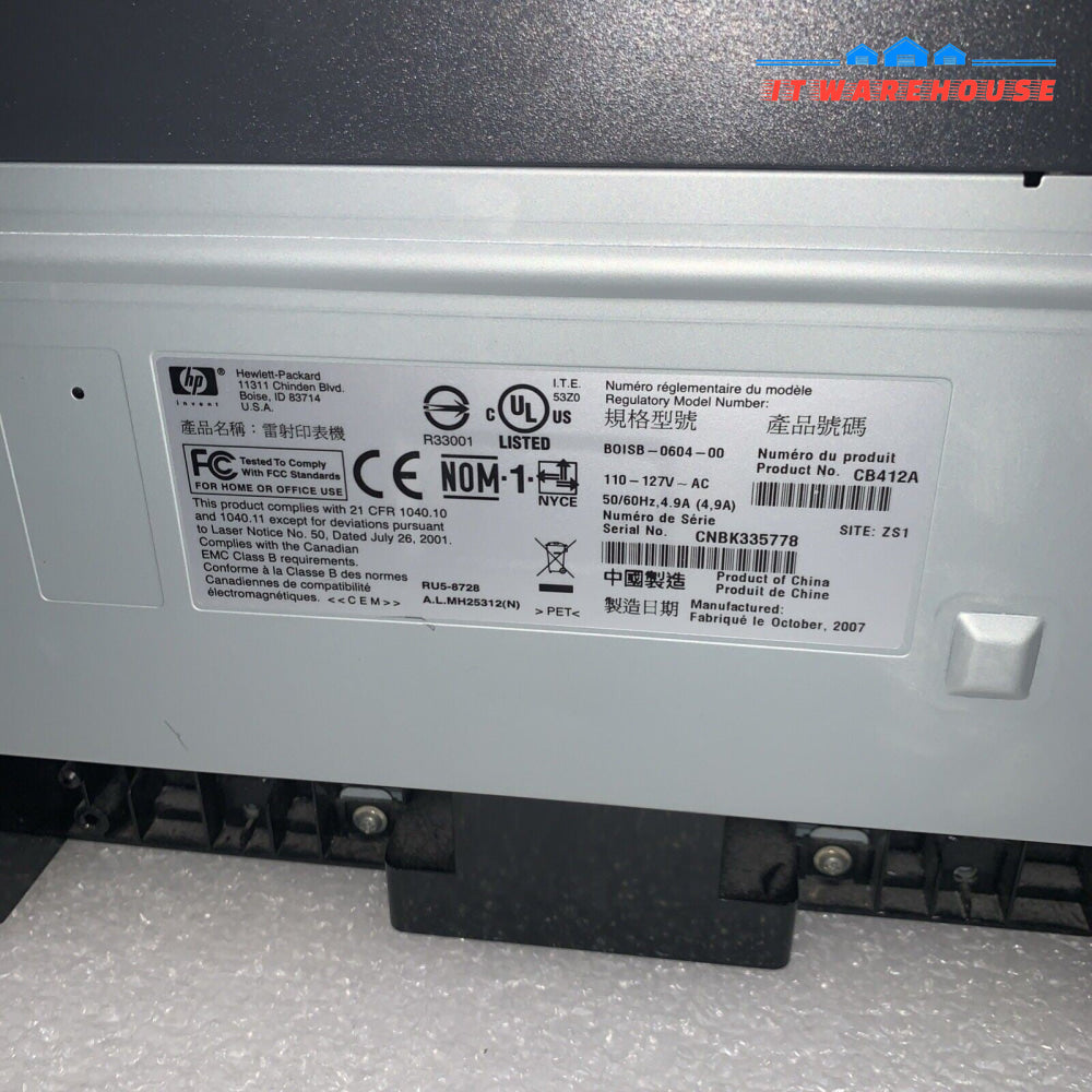 HP LaserJet P1505N Standard Laser Printer (+Toner)