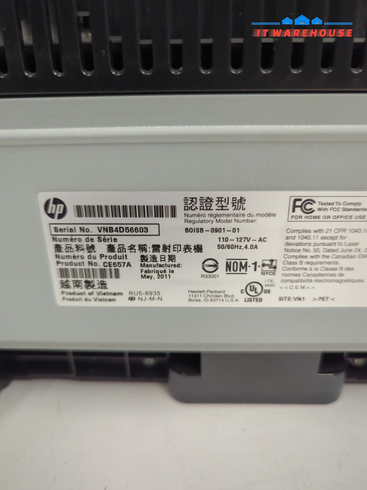HP LaserJet Pro P1102w Wi-Fi Monochrome Printer (No Toner *READ*)