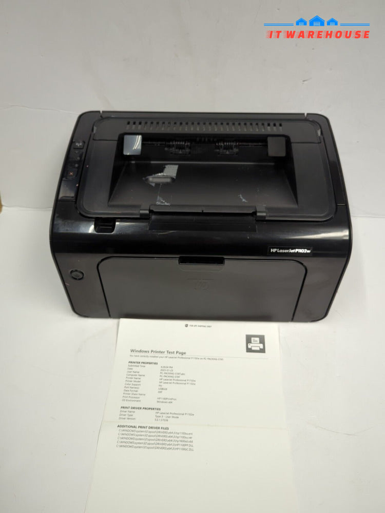 HP LaserJet Pro P1102w Wi-Fi Monochrome Printer (No Toner *READ*)