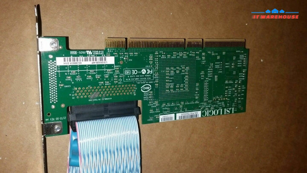 HP LSi20320-HP SCSI PCI-xHBA Adapter Card 339051-001 / cable @@@