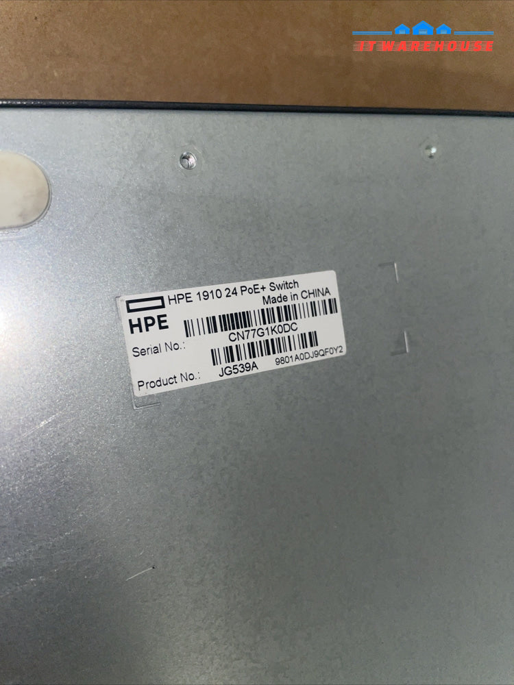 HP OfficeConnect JG539A - 1910-24-PoE+ 24-Port Ethernet Switch