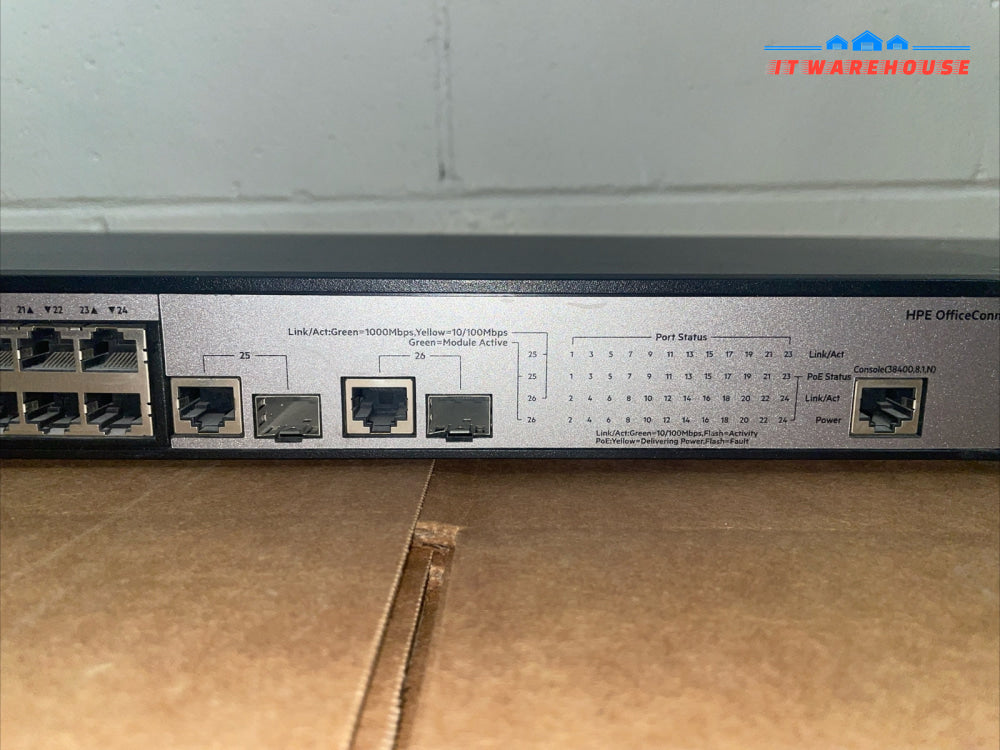 HP OfficeConnect JG539A - 1910-24-PoE+ 24-Port Ethernet Switch