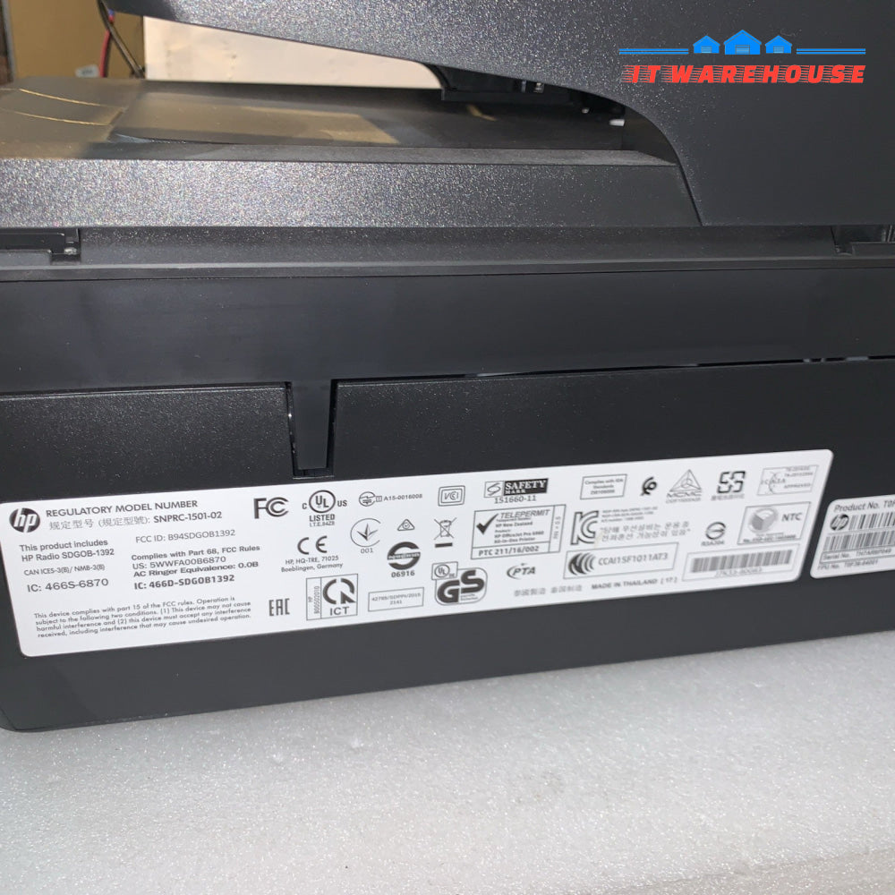 HP OfficeJet Pro 6968 All-in-One Inkjet Printer/Fax/Scan/Copy (Print Count 1.8K)