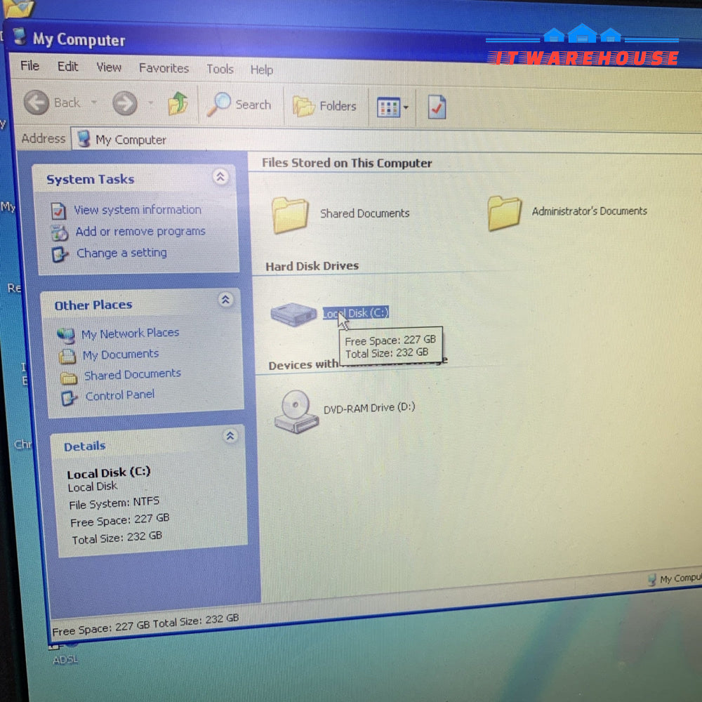 HP Pavilion Desktop Windows XP SP3