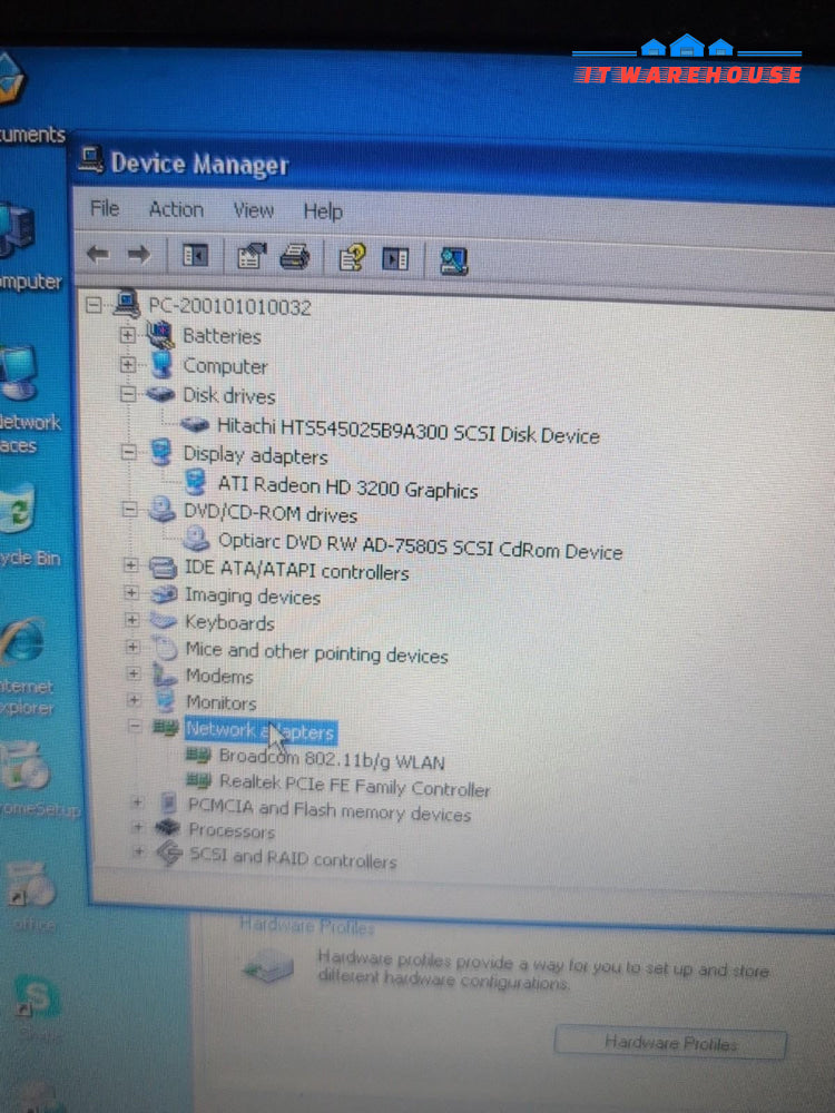 HP Pavilion DV4 14" Laptop AMD Athlon QL-64 CPU/3GB RAM /250GB HDD /Windows XP -