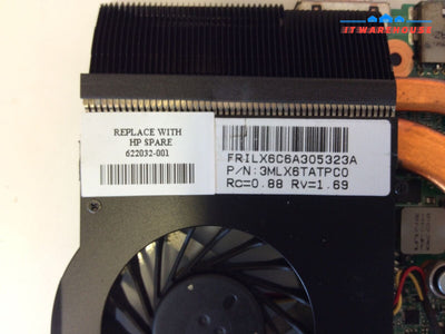 HP Pavilion dv6 Motherboard With i7-Q720 1.6GHz 4 cores 8 threads and fan TESTED