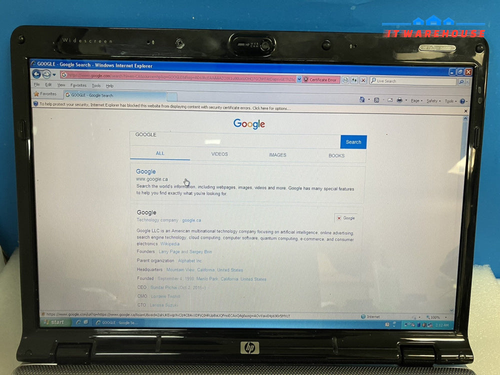 ~ HP Pavilion DX6500 15.6” Laptop Core 2 Duo T5450 /2GB RAM /120+80GB HDD XP Pro