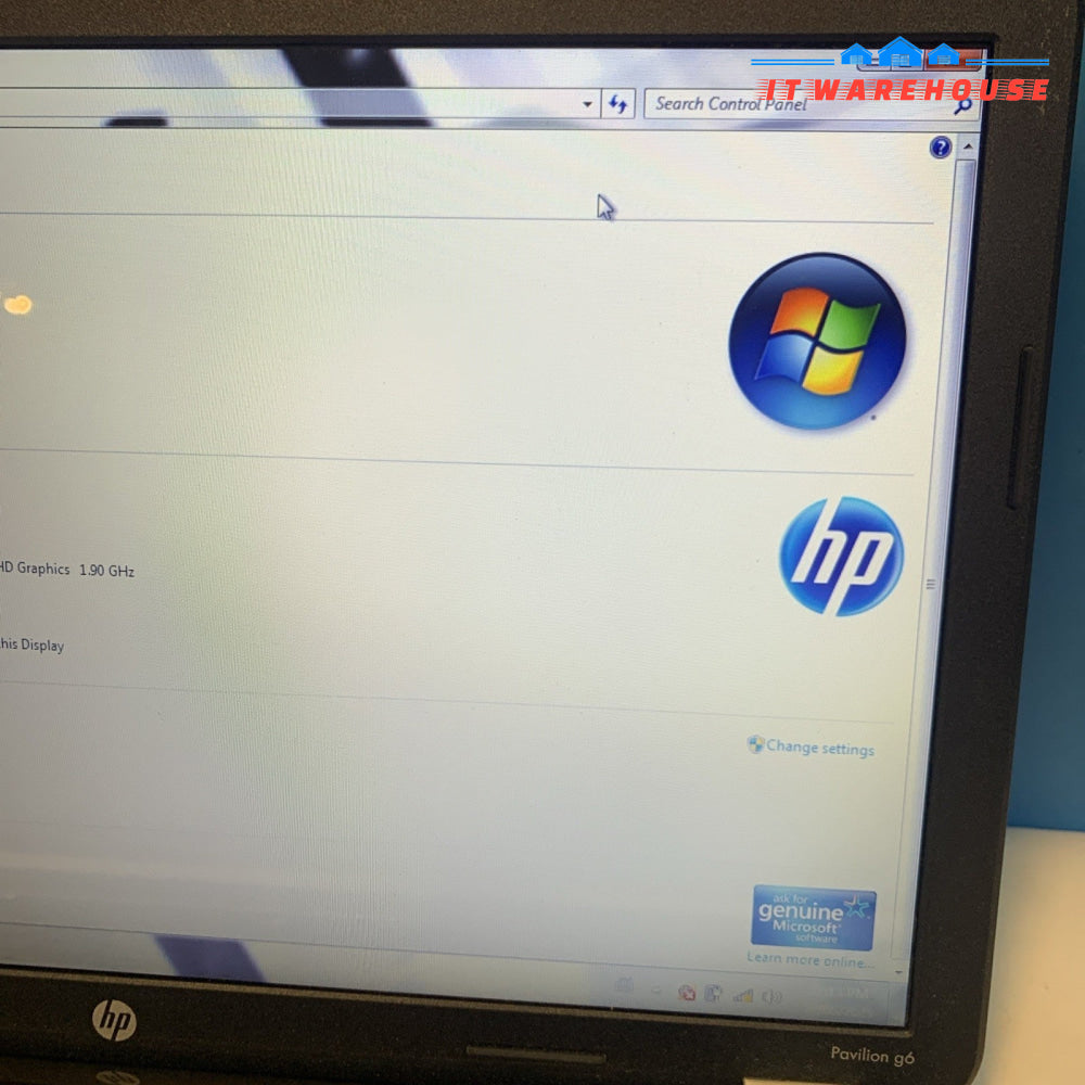 HP PAVILION G6 15.6" Laptop - AMD A4-3305M APU/6GB RAM/750GB HDD/ Win 7 Home