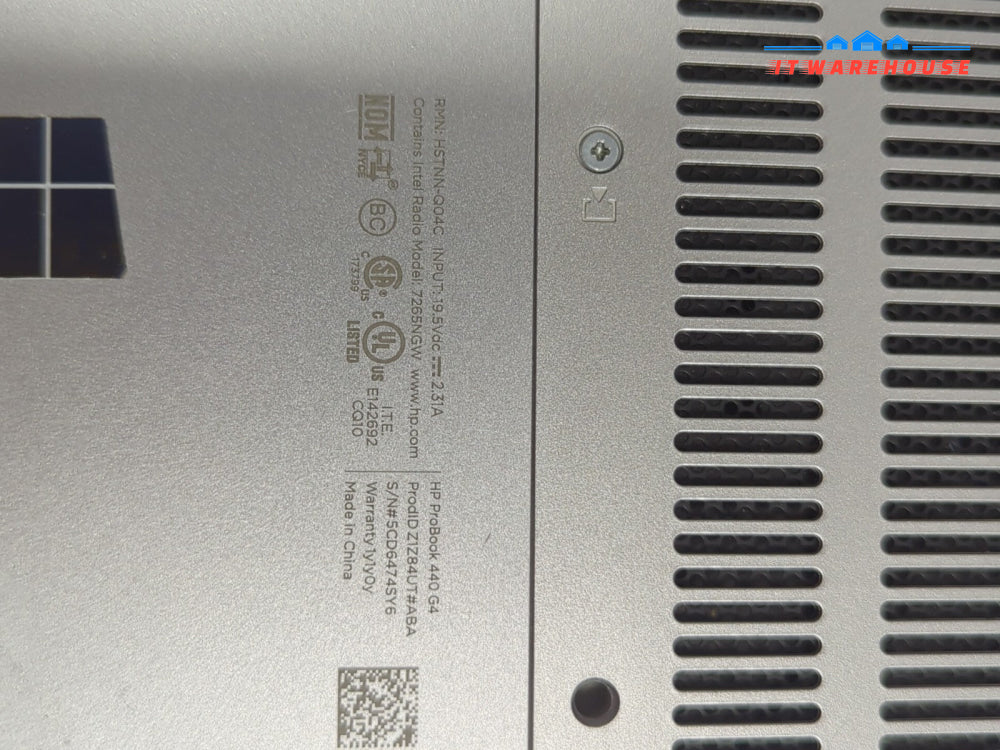 HP ProBook 440 G4 Touch 14" Laptop i5-7200U/ 8GB/240GB SSD/Win11 (LCD Cracked) -