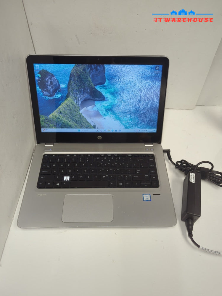 HP ProBook 440 G4 Touch 14" Laptop i5-7200U/ 8GB/240GB SSD/Win11 (LCD Cracked) -