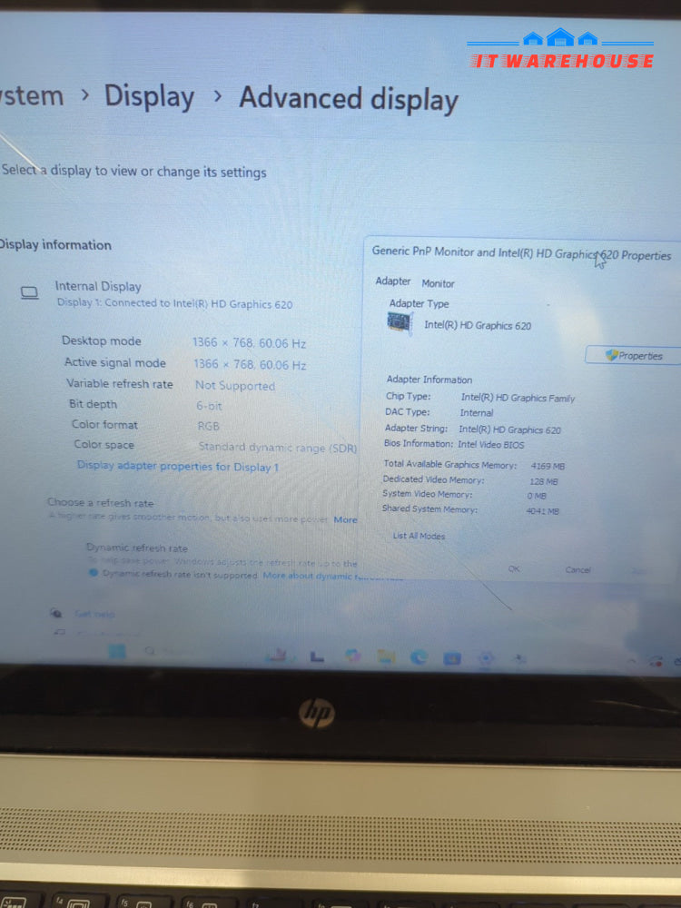 HP ProBook 440 G4 Touch 14" Laptop i5-7200U/ 8GB/240GB SSD/Win11 (LCD Cracked) -