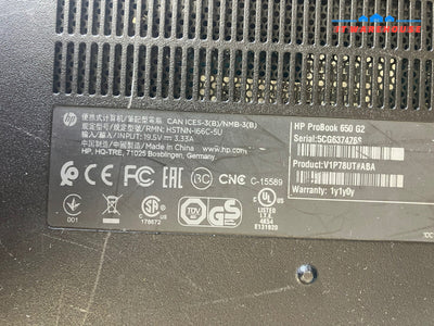 HP ProBook 650 G2 i5-6200U Laptop (working Motherboard & Screen)