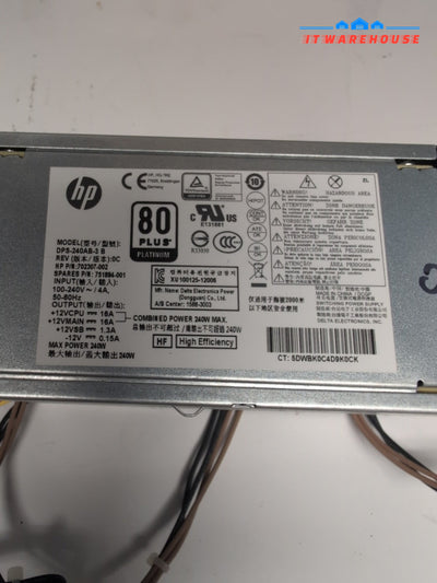 HP ProDesk 600 800 G1 240W PSU Power Supply Unit 702307-002  DPS-240AB -