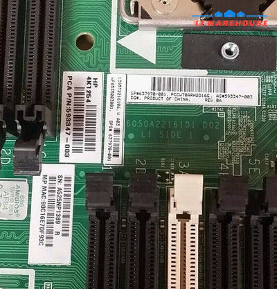 -  HP Proliant DL160 G6 Motherboard 637970-001 4K1254 593347-003 @@@