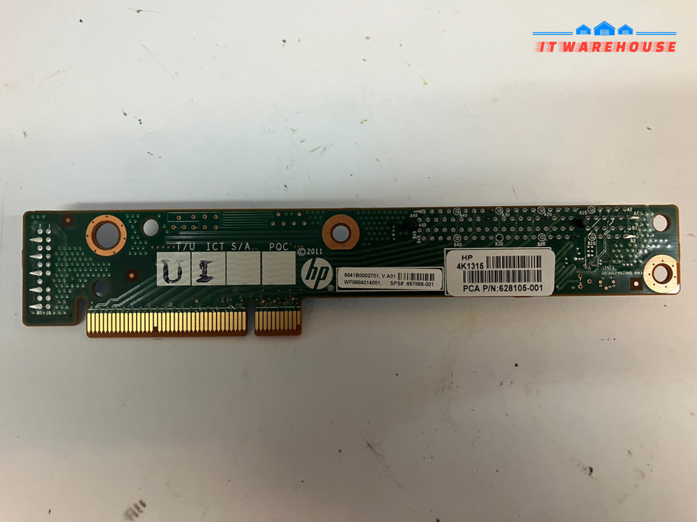 ~ HP Proliant DL360P G8 PCIe 3.0 Server Riser Cards 667866-001 628105-001 4K1315