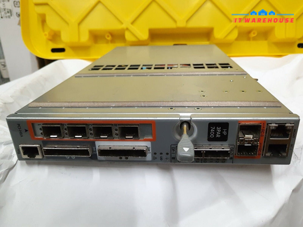 - HP QR483-63001 3PAR 7400 Controller With 64G SSD boot drive & 16GB RAM