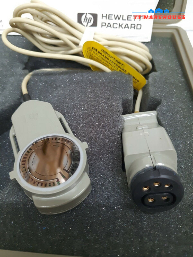 - HP Quartz Transducer For Physiological Pressure Movements 1290A W/6x New 1295C