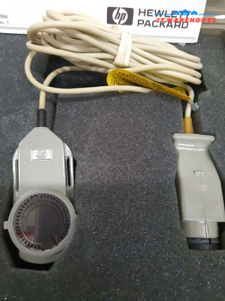 - HP Quartz Transducer For Physiological Pressure Movements 1290A W/6x New 1295C