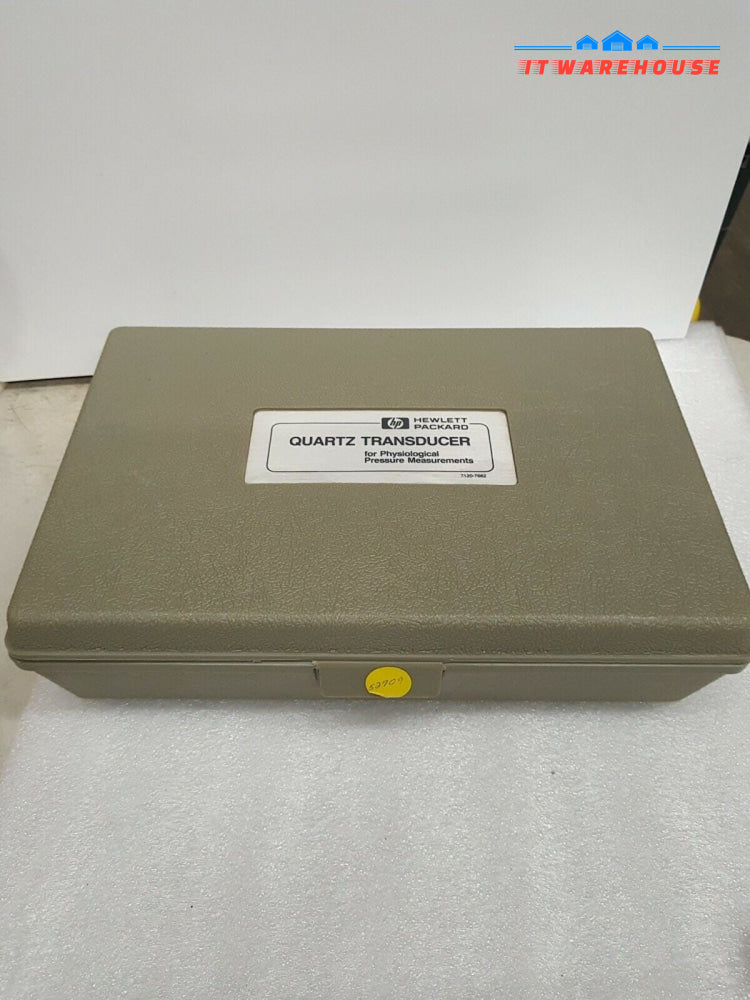 - HP Quartz Transducer For Physiological Pressure Movements 1290A W/6x New 1295C