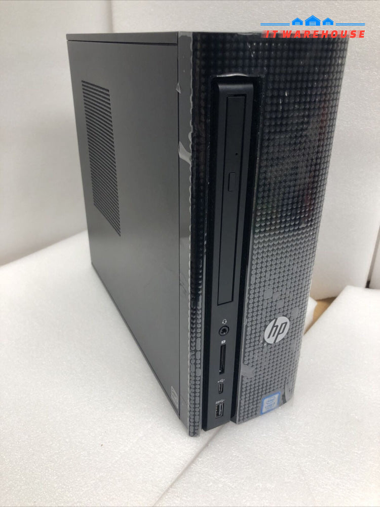 +HP Slimline Desktop 270-p019 | i3-7100T | 8GB DDR4 | 240GB SSD | Win 10