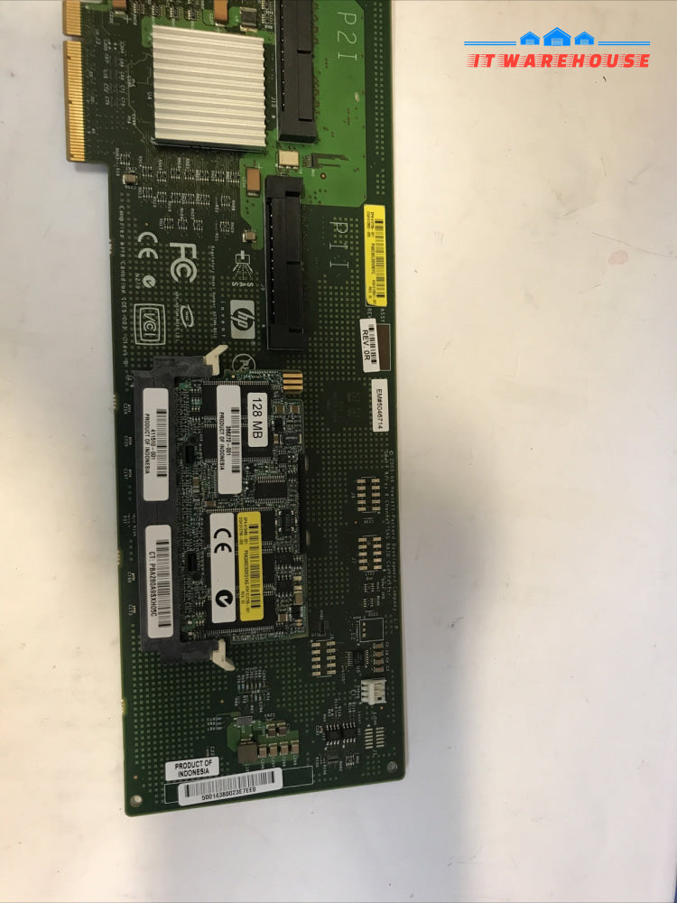 HP Smart Array E200/128 BBWC PCI-E SAS Raid Controller 411508-B21/412799-001