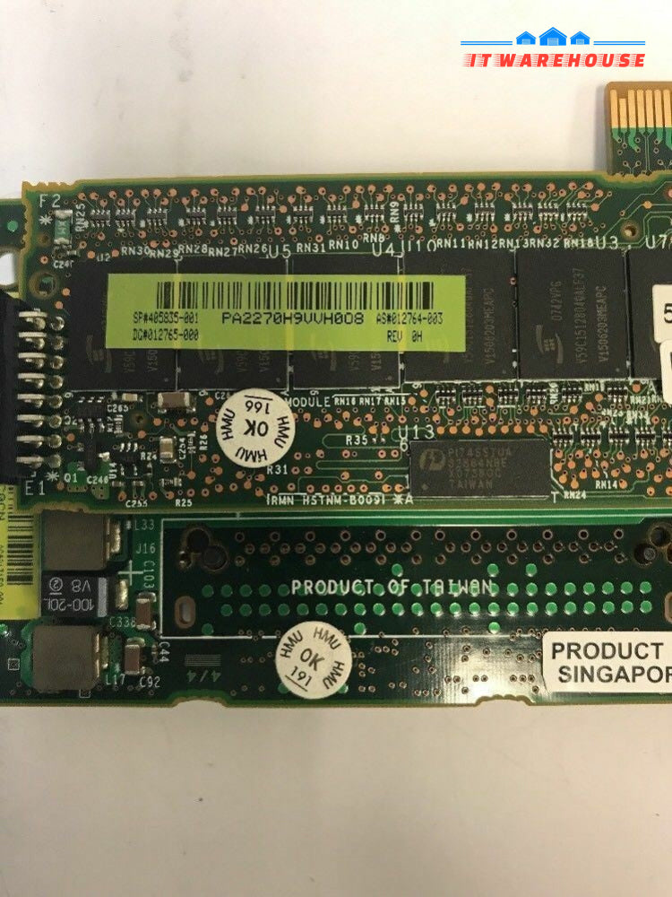 - HP Smart Array P400 P400i Cache Module 405835-001  012764-003