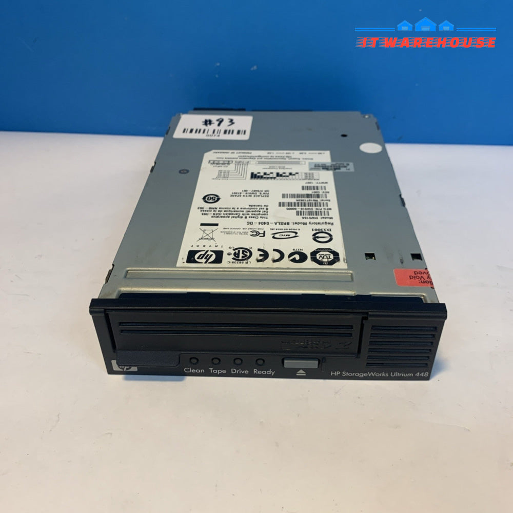 HP StorageWorks Ultrium 448 LTO2 Model: DW016A BRSLA-0404-DC tape drive