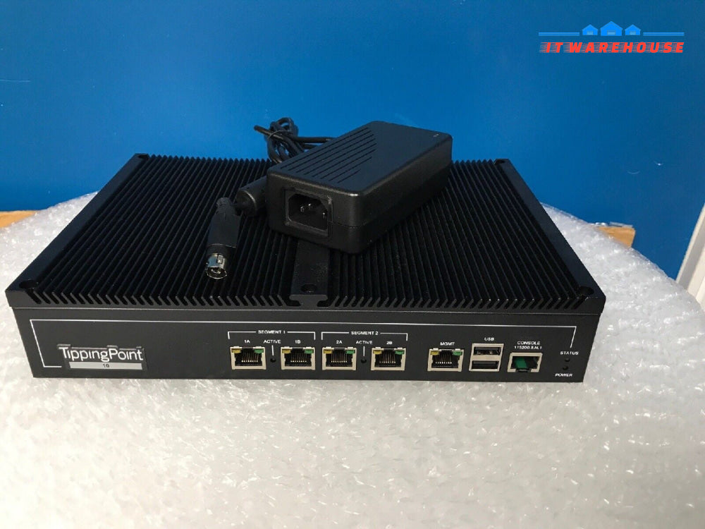 HP TippingPoint S10 IPS 20Mbps-2xGig-T & intg Switch JC184A C314 TPRN0010CAS96