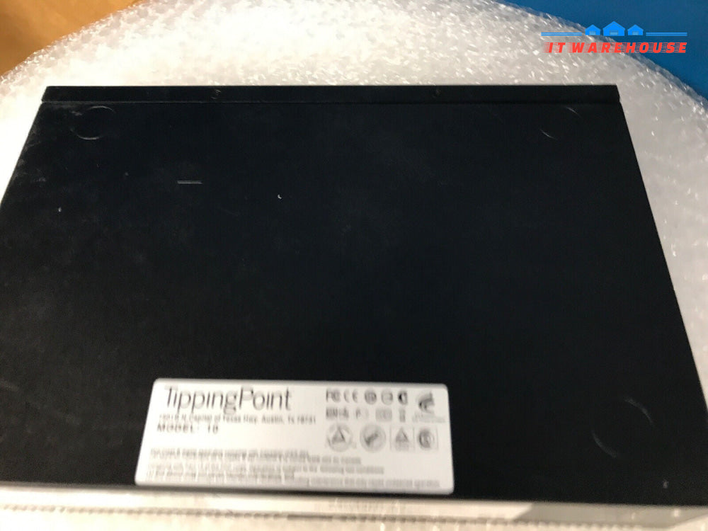 HP TippingPoint S10 IPS 20Mbps-2xGig-T & intg Switch JC184A C314 TPRN0010CAS96