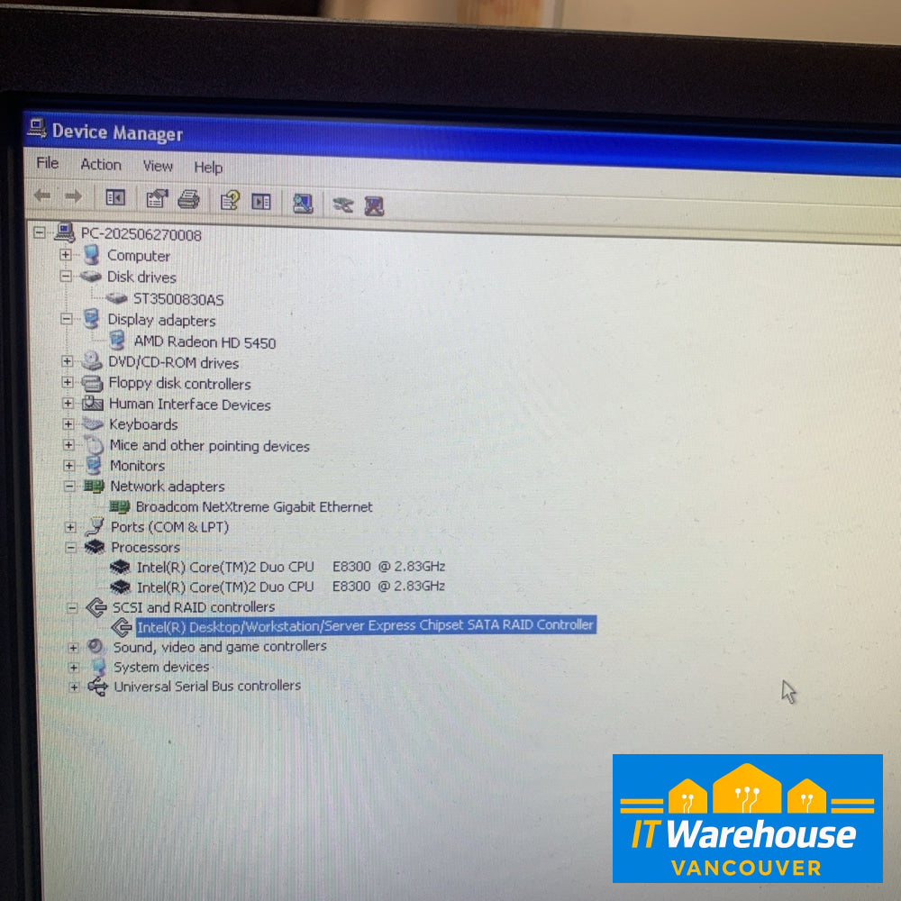 HP XW4600 Workstation C2D E8300 2.83GHz/4GB /500GB HD5450 GPU Windows XP Pro SP3