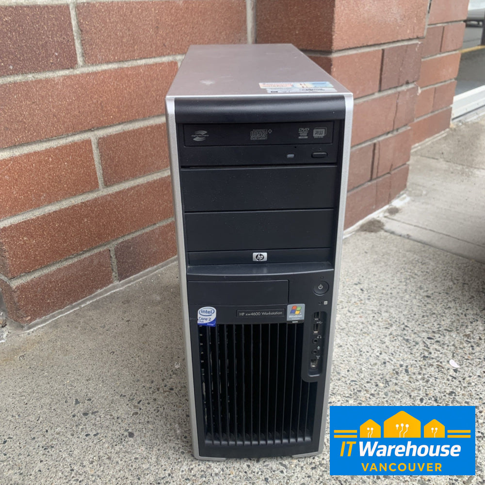 HP XW4600 Workstation C2D E8300 2.83GHz/4GB /500GB HD5450 GPU Windows XP Pro SP3