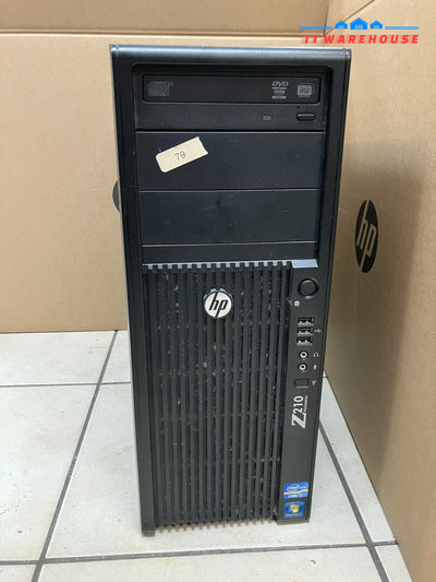 ~ HP Z210 CMT Workstation i7-2600 3.4GHz 16GB Ram 128GB SSD +500 GB HDD Win10pro