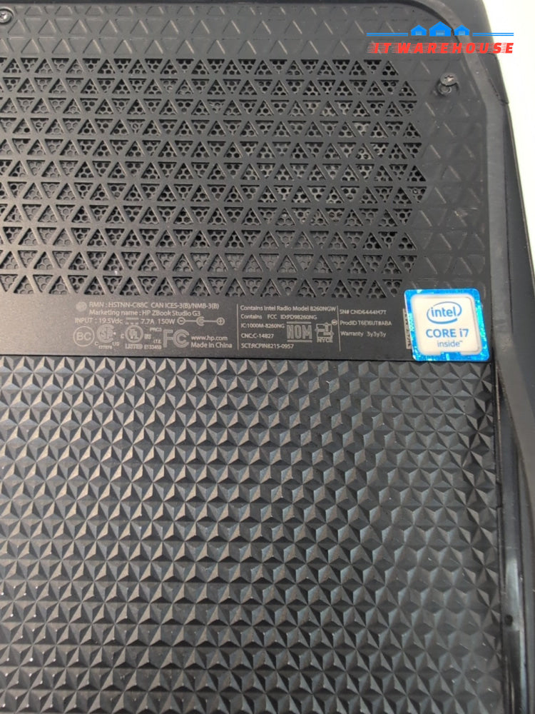 HP ZBook Studio G3 15. 6" LAPTOP i7-6700HQ/16GB/256GB NVMe/NVIDIA 4GB/WIN 11 -