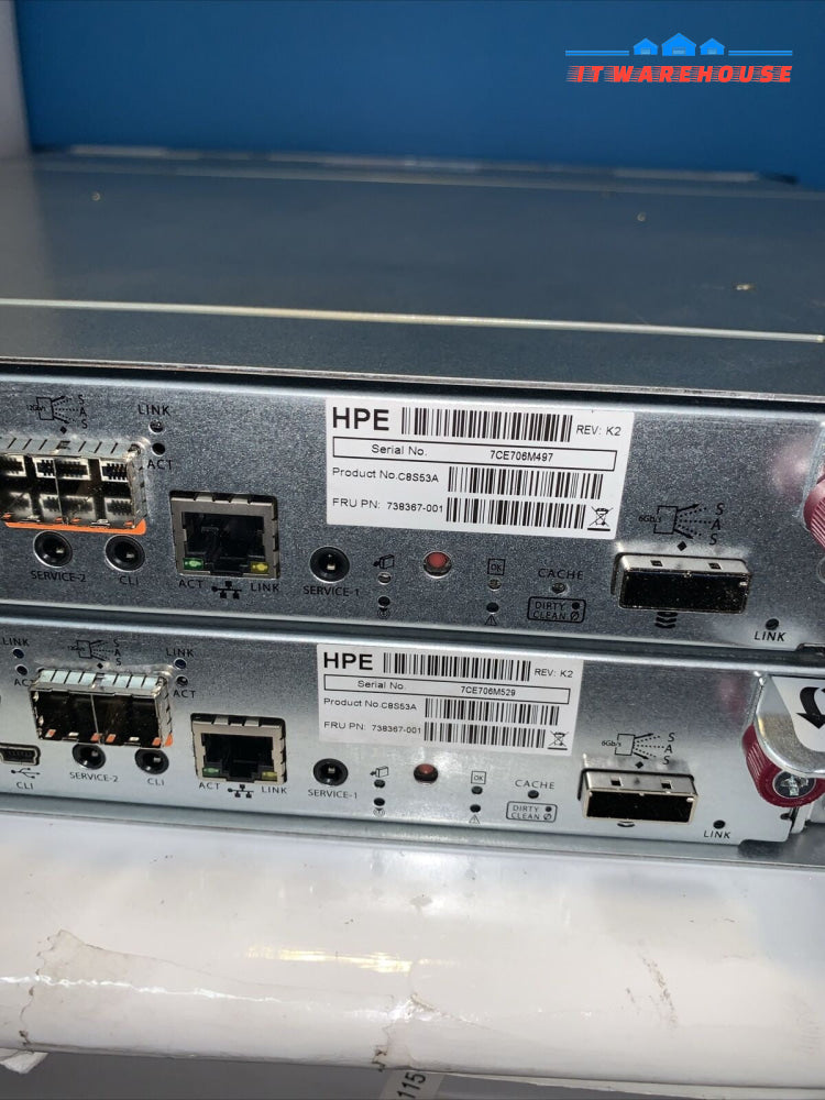 HPE 639410-001 Chassis 2U24 6Gb w/ 2x PSU + 2x Controller