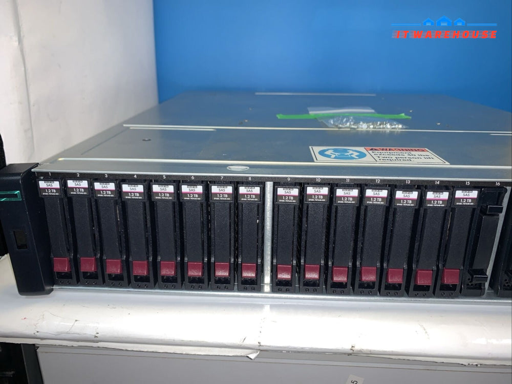 HPE 639410-001 Chassis 2U24 6Gb w/ 2x PSU + 2x Controller