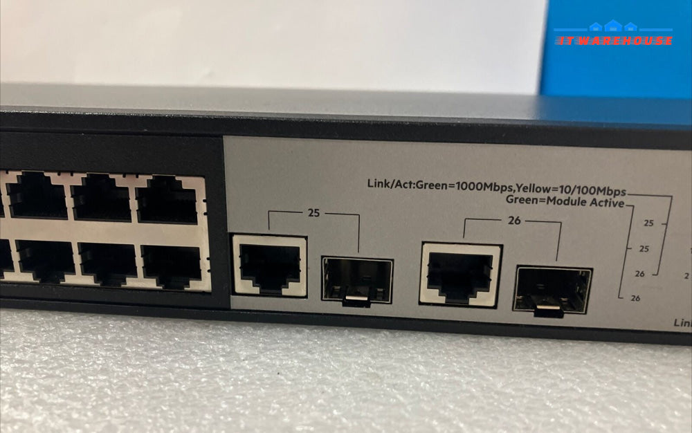HPE OfficeConnect 1910 Series Switch JG538A 10/100/1000 Gigabit Smart Switch ~
