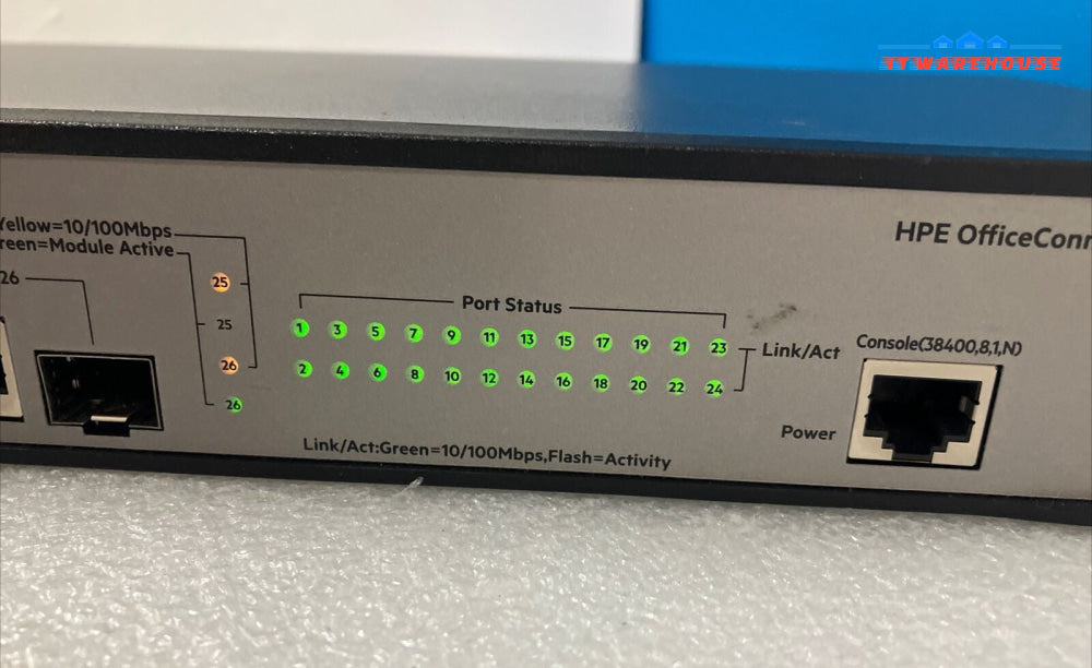 HPE OfficeConnect 1910 Series Switch JG538A 10/100/1000 Gigabit Smart Switch ~