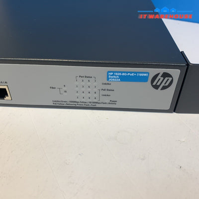 HPE OfficeConnect 1920 Series 8 Port PoE + Switch JG922A