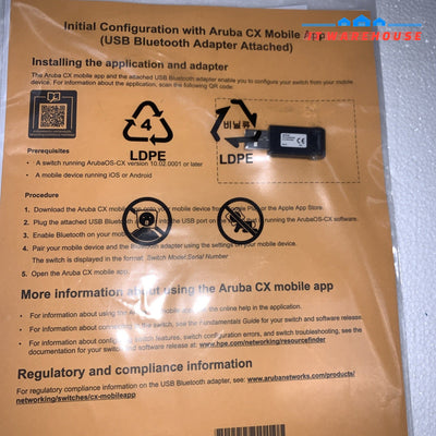 HPE S1H23A Aruba Networking CX Switch Bluetooth Adapter