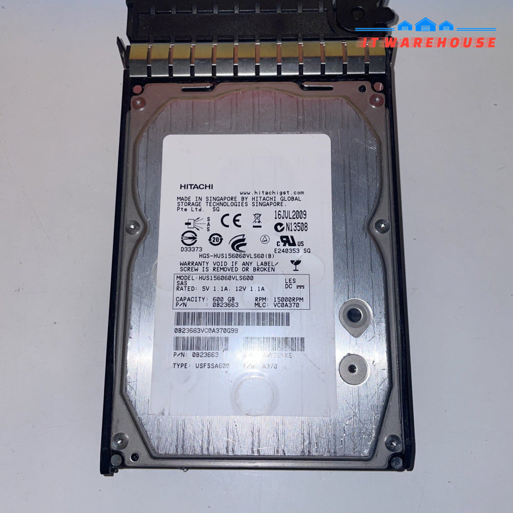 HUS1560VLS600-HP REF HPE 600GB 3.5'' SAS 6G 15K LFF SC HDD with caddy