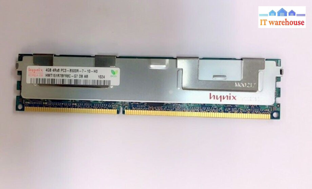 Hynix HMT151R7BFR8C-G7 4GB 4Rx8 PC3-8500R Memory Tested