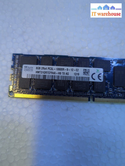 - Hynix Hmt31Gr7Cfr4A-H9 8Gb 2Rx4 Pc3L-10600R Server Memory