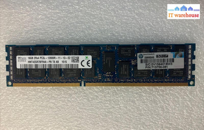 Hynix HMT42GR7BFR4A-PB 16GB DDR3L-1600 PC3L-12800R 2Rx4 ECC Server Memory RAM ~