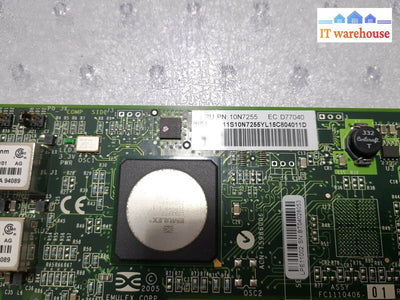 - IBM 10N7255 4Gbps 2-Port PCI Express (PCIe) x4 FC Adapter